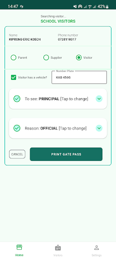 Mzazilink Visitors Gate Screen 3