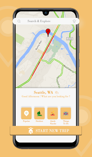 Voice GPS Map Route Navigation Screen 2