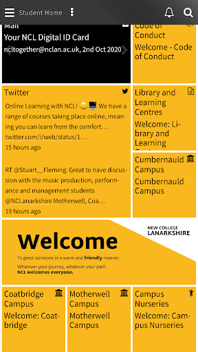 New College Lanarkshire Screen 2