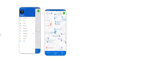 Android application ForeverCab Driver screenshort