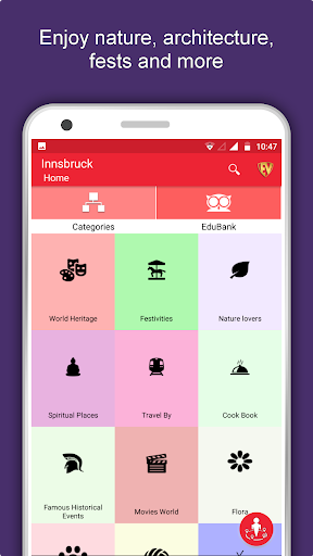 Android application Innsbruck Travel & Explore, Of screenshort
