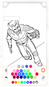 SuperHero Coloring & Drawing