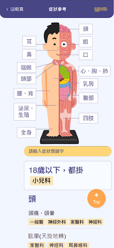 義大醫療行動服務App Screen 3