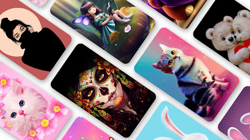 Android application Girly Wallpaper 2024 screenshort