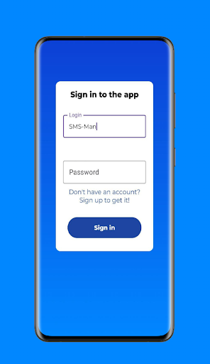 Android application SMS-Man -- Your Virtual Number screenshort