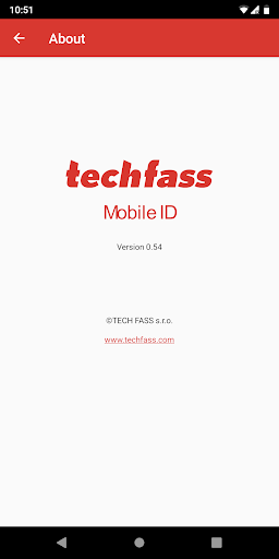 Android application TF Mobile ID screenshort