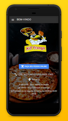 Android application Kit Frango Delivery screenshort