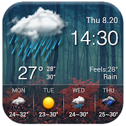 Local reliable temperature, weather widget&alerts  Icon