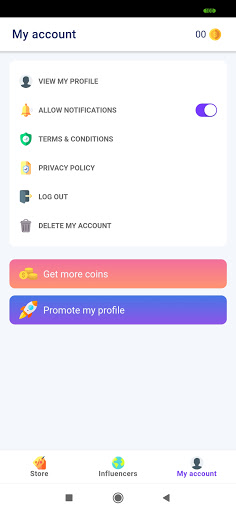 Fans4Fans - Get Fans Screen 3