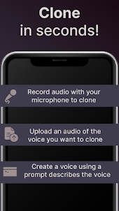Voice Clone: AI voice cloning