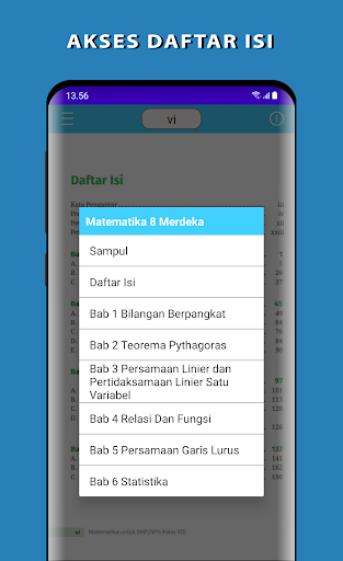 Android application Matematika Kelas 8 Merdeka screenshort