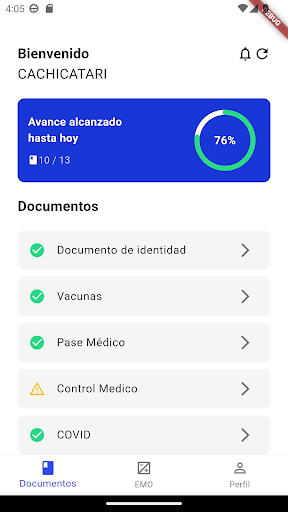 Android application Medica sepcon screenshort
