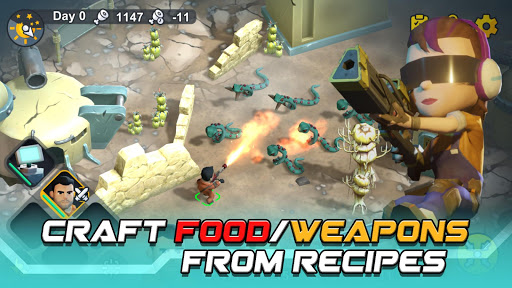Télécharger Gratuit Strange World - Offline Survival RTS Game  APK MOD (Astuce) screenshots 4