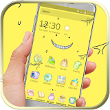 Yellow Glamorous Cute Smile icon