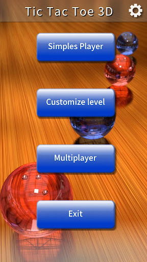 Android application Tic Tac Toe 3D screenshort