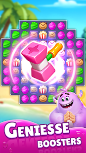 Sweet Crunch: 3-Gewinnt-Spiele Screenshot