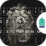 Black&White Lion Emoji Theme icon