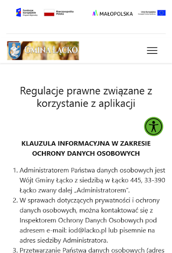 Gmina Łącko Screen 2