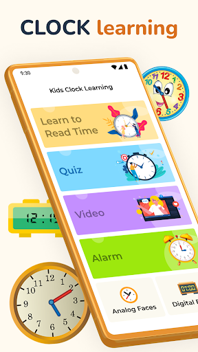 Screenshot of Kids Clock Learning