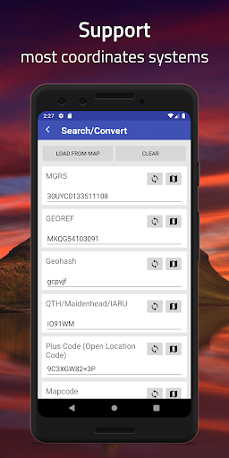 Coordinates - GPS Formatter Screen 3