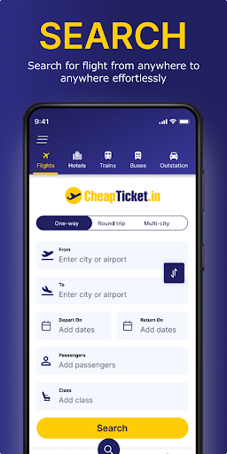 Android application CheapTicket screenshort
