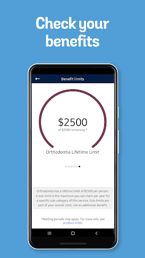Android application UniHealth screenshort