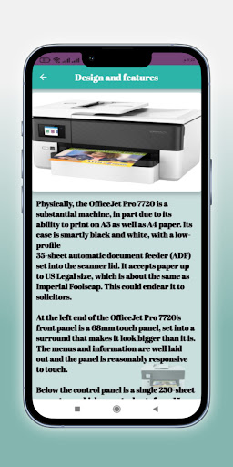 HP OfficeJet Pro 7720 Guide Screen 3