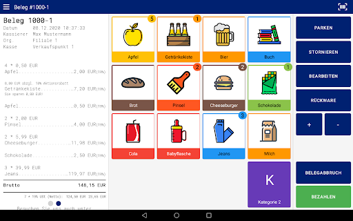 Kassensystem KORONApos Express Screen 3