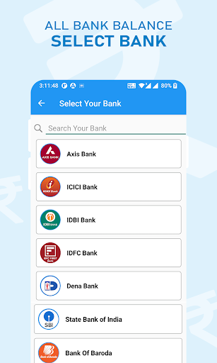 My Bank Balance Check Screen 2
