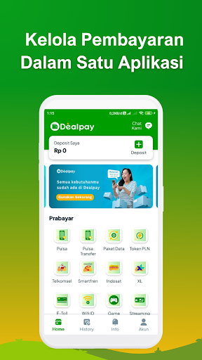 Android application DealPay - Agen Pulsa dan PPOB screenshort
