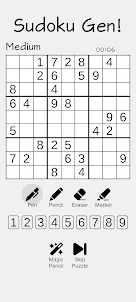 Sudoku Gen! : Sudoku Puzzels