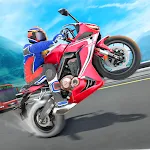 Cover Image of Download Biker racing motorbike 3D game  APK