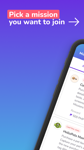 Android application MissionsHQ: Challenge Accepted screenshort
