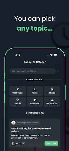 Screenshot of Direction: Coach & Adviser