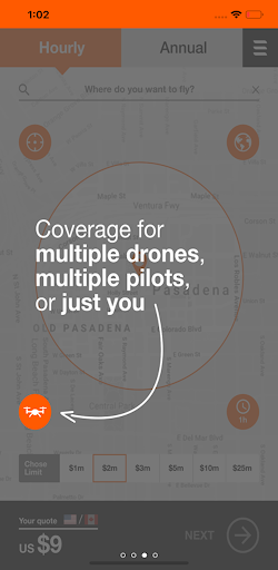 AirModo - Drone Insurance Screen 3