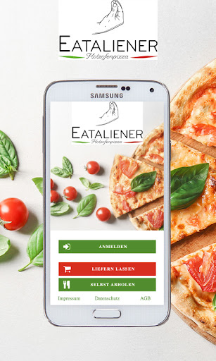 Android application Eataliener screenshort