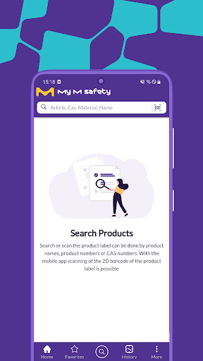 Android application My M Safety - SDS & Label screenshort