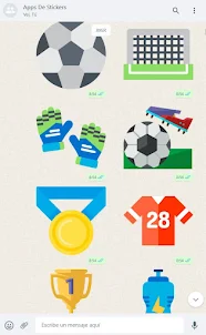 Futbol Stickers Animados