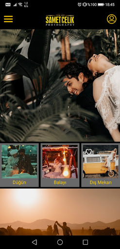 Android application Samet Çelik Photography screenshort
