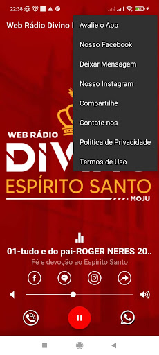 Rádio Divino Espírito Santo Screen 3