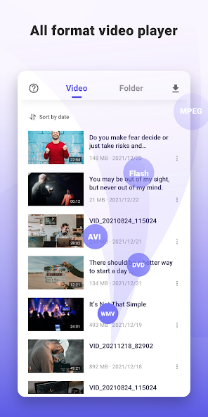 SPlayer - All Video Player 1.0.47 APK + Mod (Unlimited money) إلى عن على ذكري المظهر