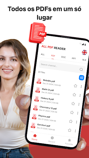 Visualização do aplicativo