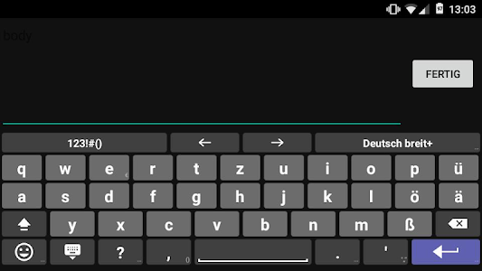 German for AnySoftKeyboard Unknown