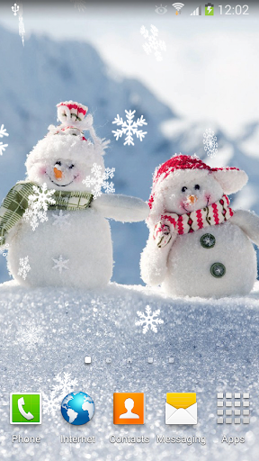 Snowman Live Wallpaper Screen 3