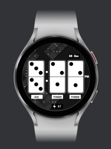 Android application Domino Digits: Watch Face screenshort