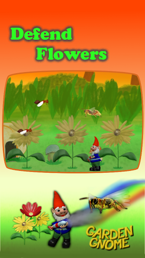 Android application Garden Gnome: Bug Shooter screenshort