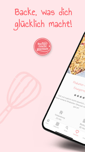 Android application Backen macht glücklich screenshort