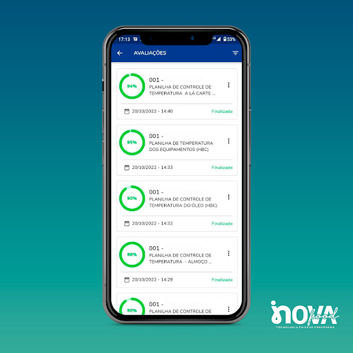 Android application InovaFood screenshort