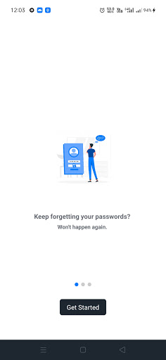 Android application My Passwords - Secured Passwor screenshort