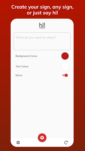 Android application Hi Sign screenshort